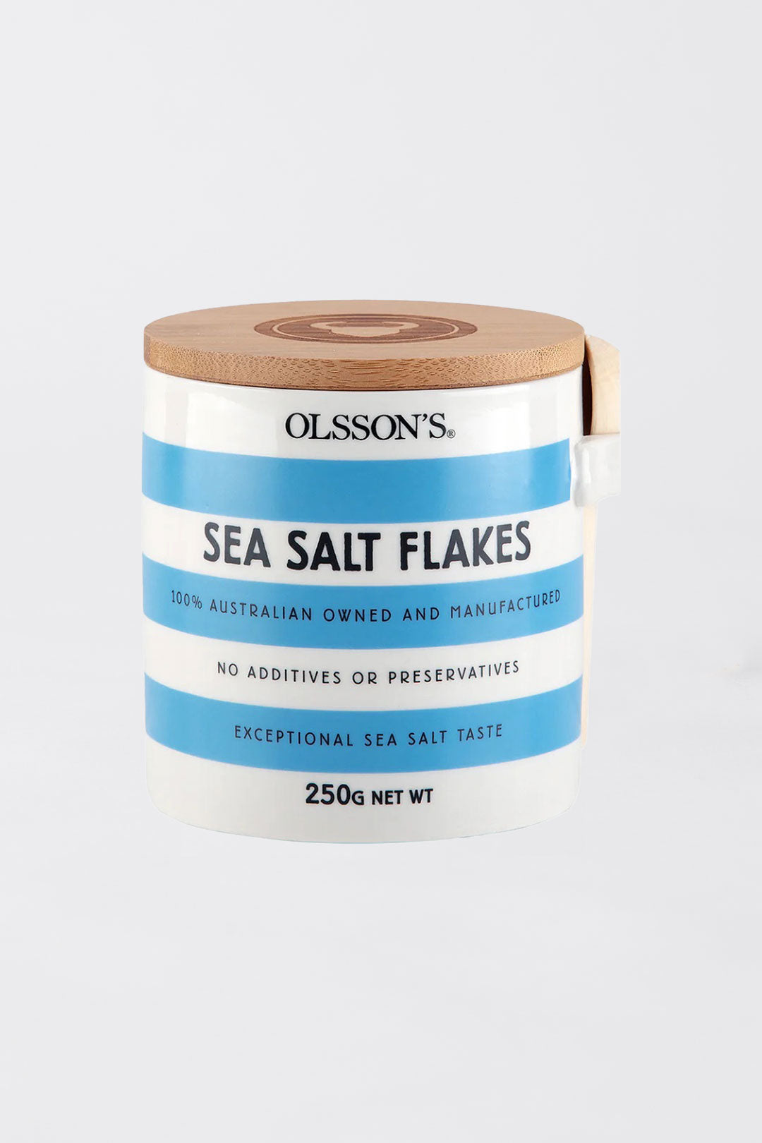 Olsson's Sea Salt Flakes Stoneware Jar