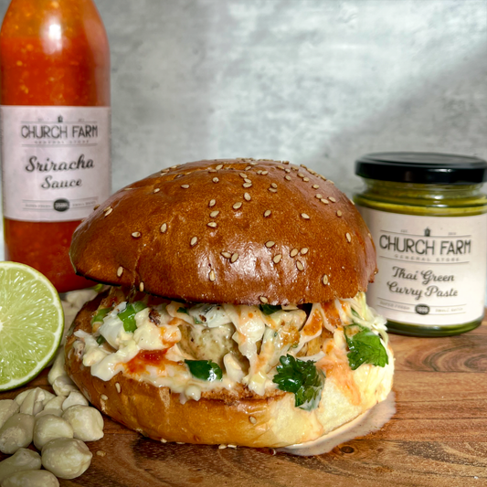 Thai Green Curry Burger