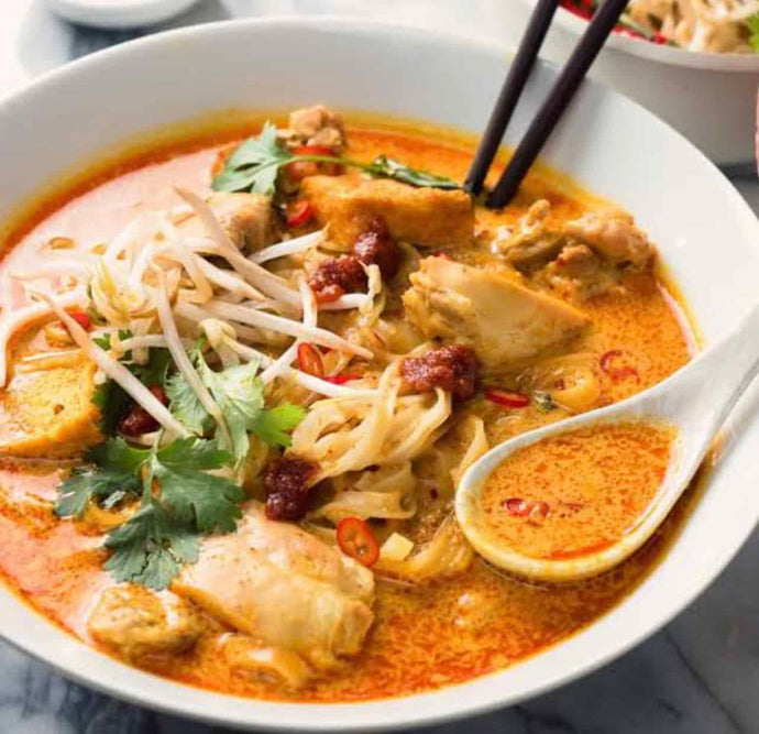 The Health Emporium's Coconut Curry Noodle Soup
