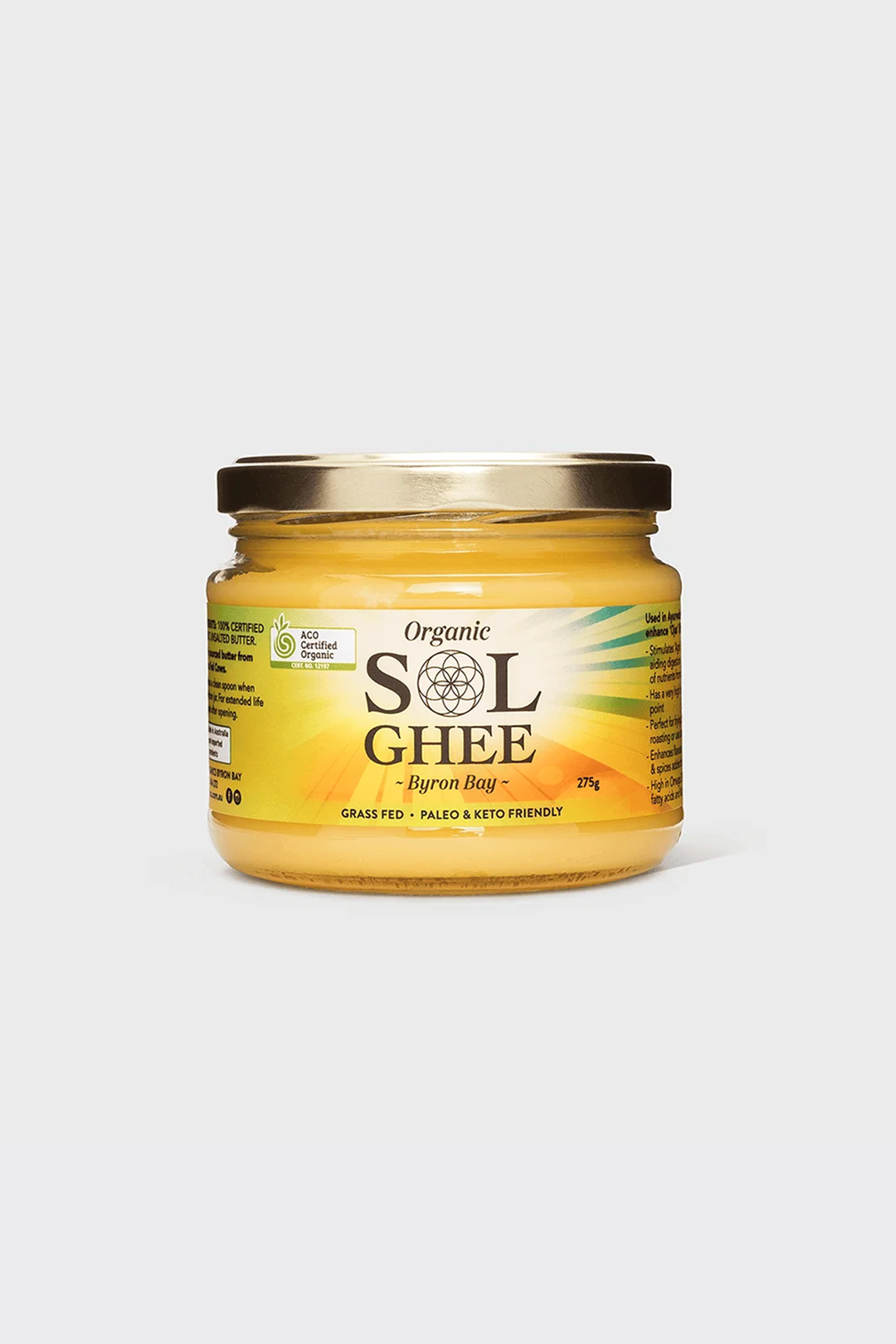 Sol Ghee - Organic 275g